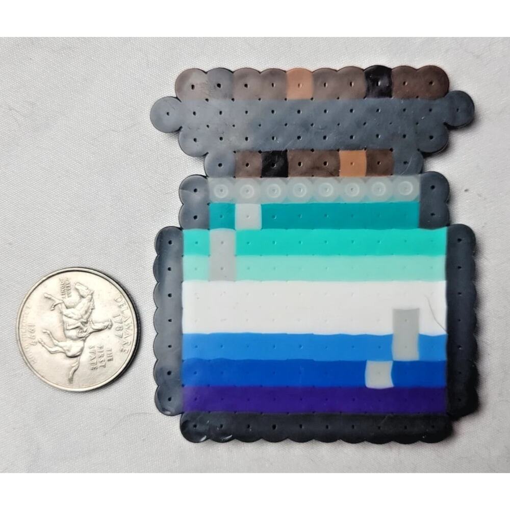 Gay (7 Stripe) LGBT Potion Perler Pixel Art